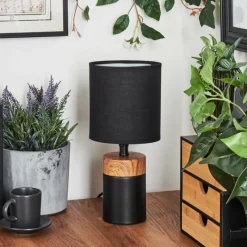 Lampes En Tissu-hofstein Lampe de table Lorrain Couleur bois, 1 lumière