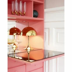 Luminaires Louis Poulsen Lampe de table Louis Poulsen Panthella 320 Laiton, 1 lumière