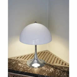 Lampe Design-Luminaires Louis Poulsen Lampe de table Louis Poulsen Panthella 320 Chrome, 1 lumière