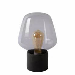 Luminaires Lucide Lampe de table Lucide BECKY Gris, 1 lumière