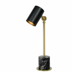 Luminaires Lucide Lampe de table Lucide BRANDON Laiton, 1 lumière* Lampes À Poser