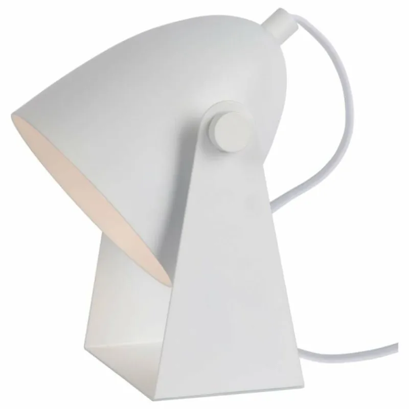 Luminaires Scandinaves-Luminaires Lucide Lampe de table Lucide CHAGO Blanc, 1 lumière
