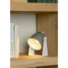 Luminaires Scandinaves-Luminaires Lucide Lampe de table Lucide CHAGO Gris, 1 lumière