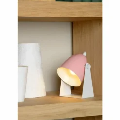 Luminaires Scandinaves-Luminaires Lucide Lampe de table Lucide CHAGO Rose, 1 lumière