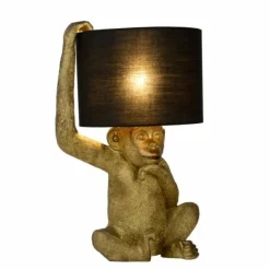 Lampes Dorées-Luminaires Lucide Lampe de table Lucide CHIMP Or, 1 lumière