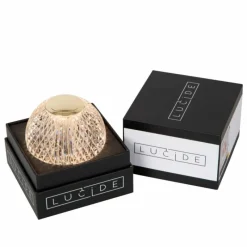 Luminaires Lucide Lampe de table Lucide CINTRA LED Or, 1 lumière