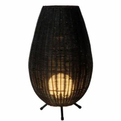 Luminaires Lucide Lampe de table Lucide COLIN Noir, 1 lumière