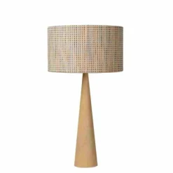 Luminaires Scandinaves-Luminaires Lucide Lampe de table Lucide CONOS Brun, 1 lumière