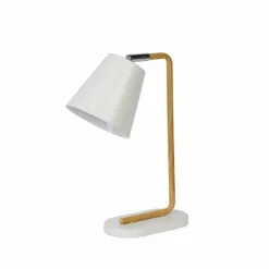 Luminaires Scandinaves-Luminaires Lucide Lampe de table Lucide CONA Blanc, 1 lumière