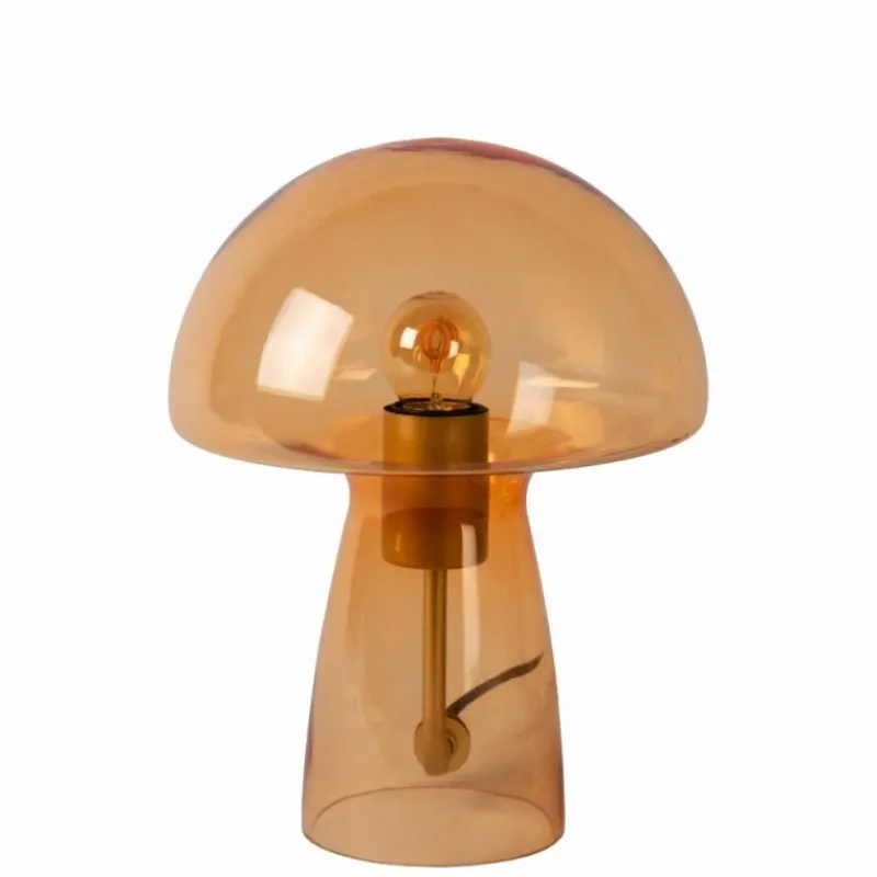 Luminaires Lucide Lampe de table Lucide FUNGO Orange, 1 lumière