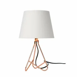 Lampes En Tissu-Luminaires Lucide Lampe de table Lucide GITTA Cuivre, 1 lumière