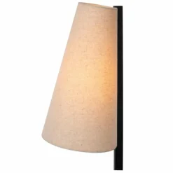 Lampes En Tissu-Luminaires Lucide Lampe de table Lucide GREGORY Noir, 1 lumière