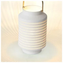 Luminaires Lucide Lampe de table Lucide JAMILA Blanc, 1 lumière* Lampes À Poser