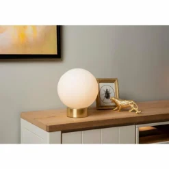 Luminaires Lucide Lampe de table Lucide JORIT Or, Laiton, 1 lumière