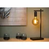 Lampes Vintages & Rétros-Luminaires Lucide Lampe de table Lucide LEANNE Noir, 1 lumière
