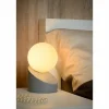 Luminaires Lucide Lampe de table Lucide LEN Gris, 1 lumière