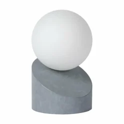Luminaires Lucide Lampe de table Lucide LEN Gris, 1 lumière