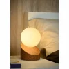 Luminaires Rustiques-Luminaires Lucide Lampe de table Lucide LEN Bois foncé, 1 lumière