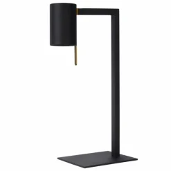 Lampes Industrielles-Luminaires Lucide Lampe de table Lucide LESLEY Noir, 1 lumière