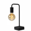 Lampes Vintages & Rétros-Luminaires Lucide Lampe de table Lucide LORIN Noir, 1 lumière