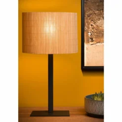 Luminaires Scandinaves-Luminaires Lucide Lampe de table Lucide MAGIUS Noir, 1 lumière