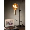 Luminaires Lucide Lampe de table Lucide MALCOLM Noir, 1 lumière* Lampes À Poser