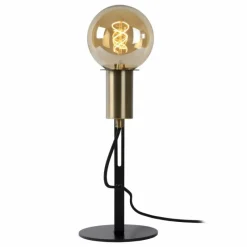 Luminaires Lucide Lampe de table Lucide MALCOLM Noir, 1 lumière* Lampes À Poser