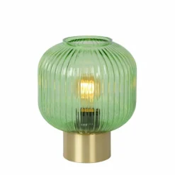Luminaires Lucide Lampe de table Lucide MALOTO Vert, 1 lumière