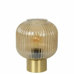 Luminaires Lucide Lampe de table Lucide MALOTO Ambre, 1 lumière