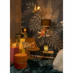 Luminaires Lucide Lampe de table Lucide MARBLOUS Noir, Transparent, 1 lumière