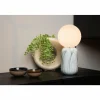 Luminaires Lucide Lampe de table Lucide MARBOL Aspect marbre, Blanc, 1 lumière
