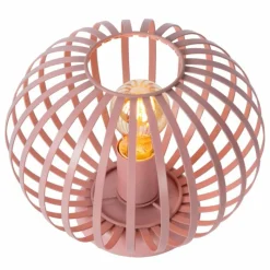 Luminaires Lucide Lampe de table Lucide MERLINA Rose, 1 lumière* Lampes À Poser