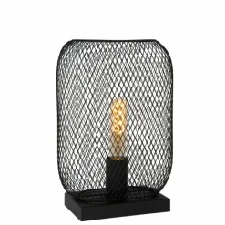 Luminaires Lucide Lampe de table Lucide MESH Noir, 1 lumière* Lampes À Poser