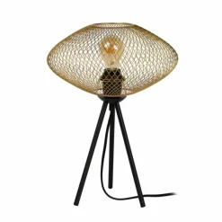 Luminaires Rustiques-Luminaires Lucide Lampe de table Lucide MESH Noir, 1 lumière