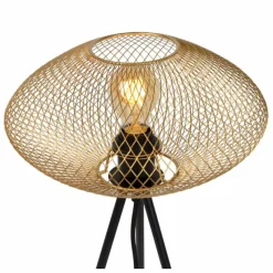 Luminaires Rustiques-Luminaires Lucide Lampe de table Lucide MESH Noir, 1 lumière
