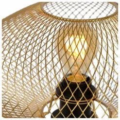 Luminaires Rustiques-Luminaires Lucide Lampe de table Lucide MESH Noir, 1 lumière
