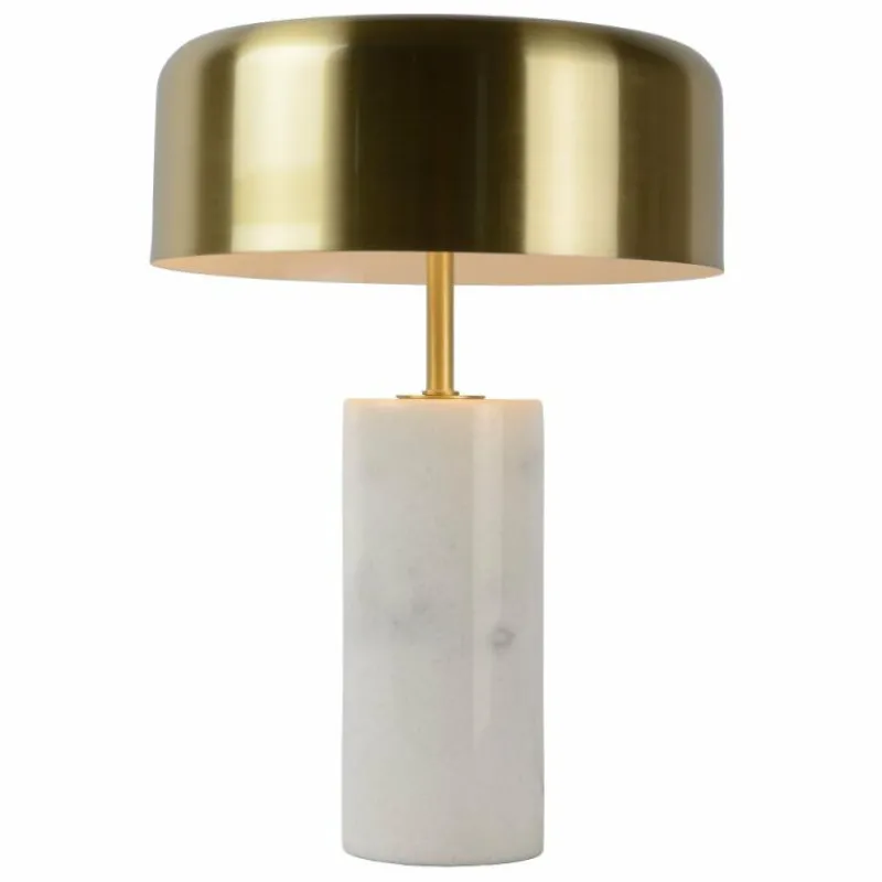 Luminaires Scandinaves-Luminaires Lucide Lampe de table Lucide MIRASOL Blanc, 3 lumières