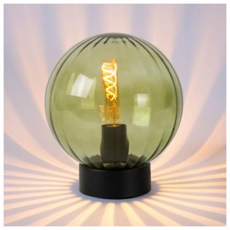 Luminaires Lucide Lampe de table Lucide MONSARAZ Noir, 1 lumière