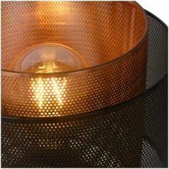 Lampe Turque-Luminaires Lucide Lampe de table Lucide ORRIN Noir, 1 lumière