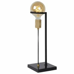 Luminaires Lucide Lampe de table Lucide OTTELIEN Noir, 1 lumière* Lampes À Poser