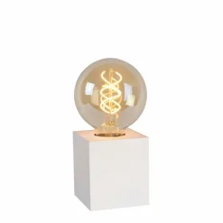 Luminaires Scandinaves-Luminaires Lucide Lampe de table Lucide PABLO Blanc, 1 lumière