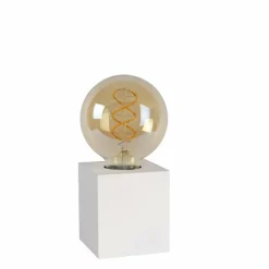 Luminaires Scandinaves-Luminaires Lucide Lampe de table Lucide PABLO Blanc, 1 lumière