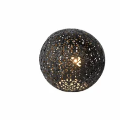 Lampe Turque-Luminaires Lucide Lampe de table Lucide PAOLO Noir, 1 lumière