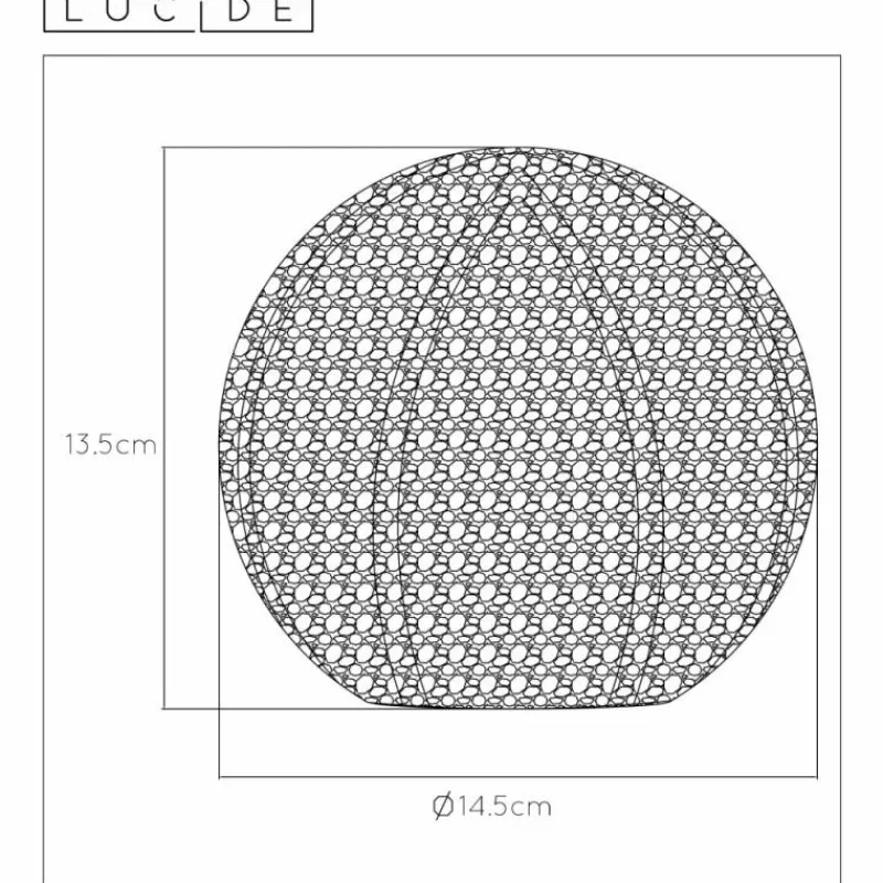 Lampe Turque-Luminaires Lucide Lampe de table Lucide PAOLO Noir, 1 lumière