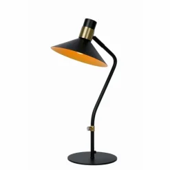 Lampes Dorées-Luminaires Lucide Lampe de table Lucide PEPIJN Noir, 1 lumière