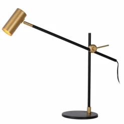 Luminaires Scandinaves-Luminaires Lucide Lampe de table Lucide PHILINE Noir, 1 lumière