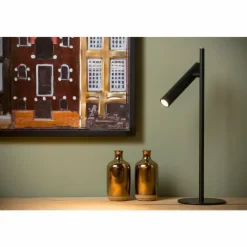 Luminaires Lucide Lampe de table Lucide PHILON LED Noir, 1 lumière* Éclairage Led