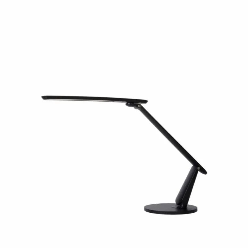 Lampes Industrielles-Luminaires Lucide Lampe de table Lucide PRACTICO LED Noir, 1 lumière