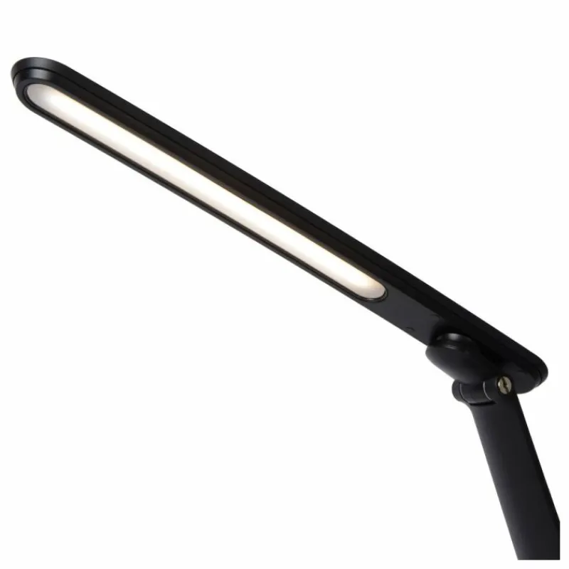 Lampes Industrielles-Luminaires Lucide Lampe de table Lucide PRACTICO LED Noir, 1 lumière