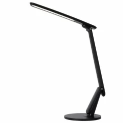 Lampes Industrielles-Luminaires Lucide Lampe de table Lucide PRACTICO LED Noir, 1 lumière